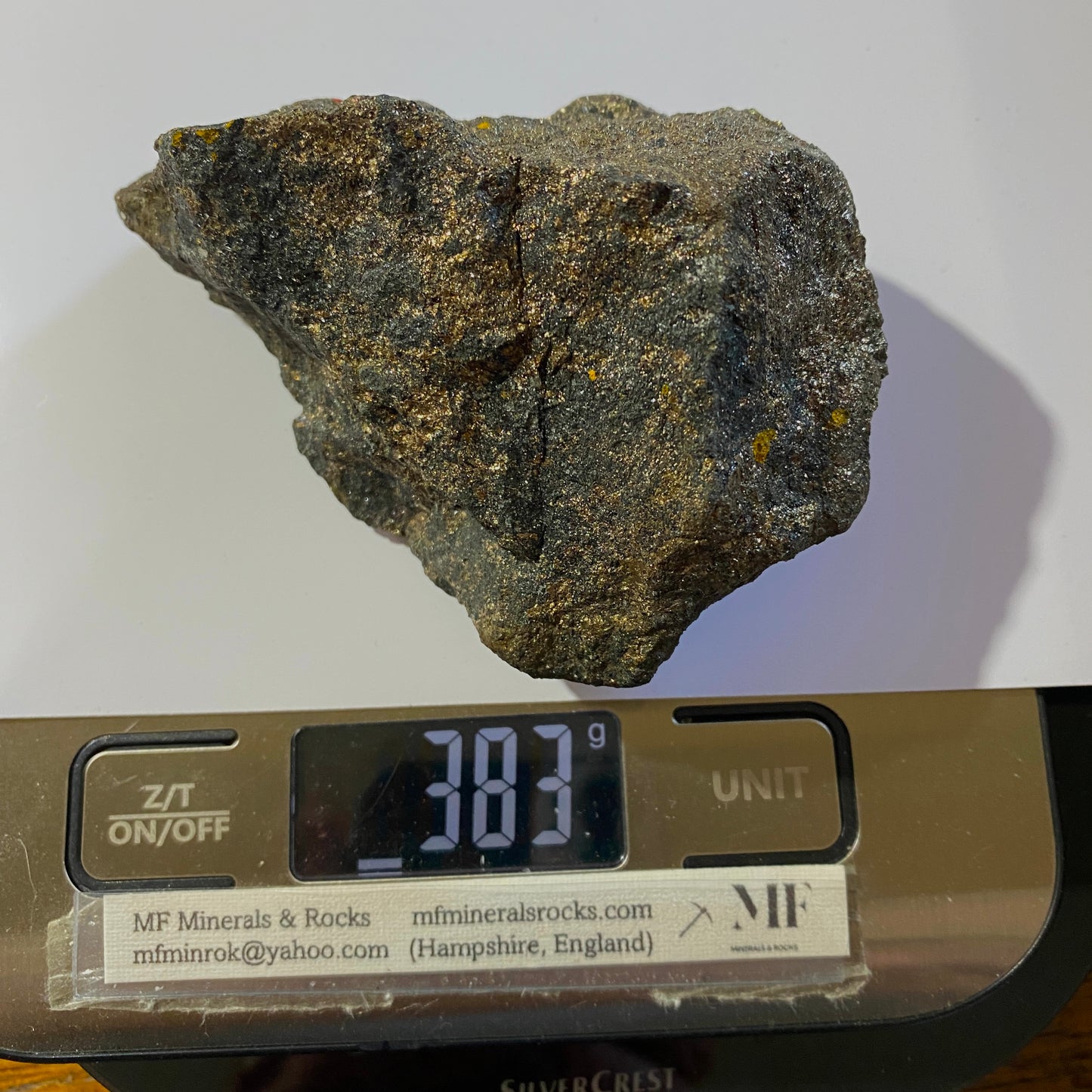 MARCASITE DE LA CARRIERE DU CIMETIERE, WALLONIE, BELGIQUE 382g MF708