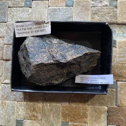 MARCASITE DE LA CARRIERE DU CIMETIERE, WALLONIE, BELGIQUE 382g MF708