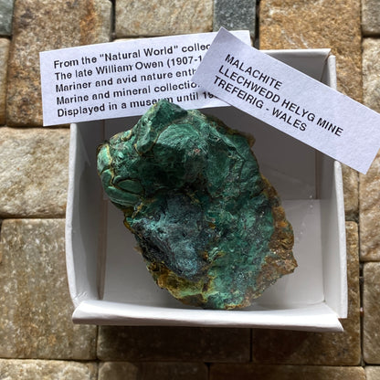 MALACHITE - LLECHWEDD HELYG MINE, TREFEIRIG, CEREDIGION, WALES. 58g MF5379