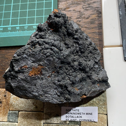 GOETHITE : PARKNOWETH MINE, BOTALLACK, CORNWALL 474g MF4710