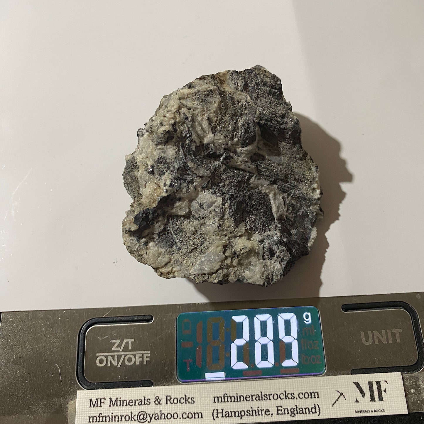 GALENA/QUARTZ : GREENCLEUGH MINE, ROOKHOPE, COUNTY DURHAM, ENGLAND 289g MF4714