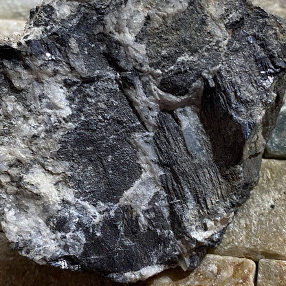 GALENA/QUARTZ : GREENCLEUGH MINE, ROOKHOPE, COUNTY DURHAM, ENGLAND 289g MF4714