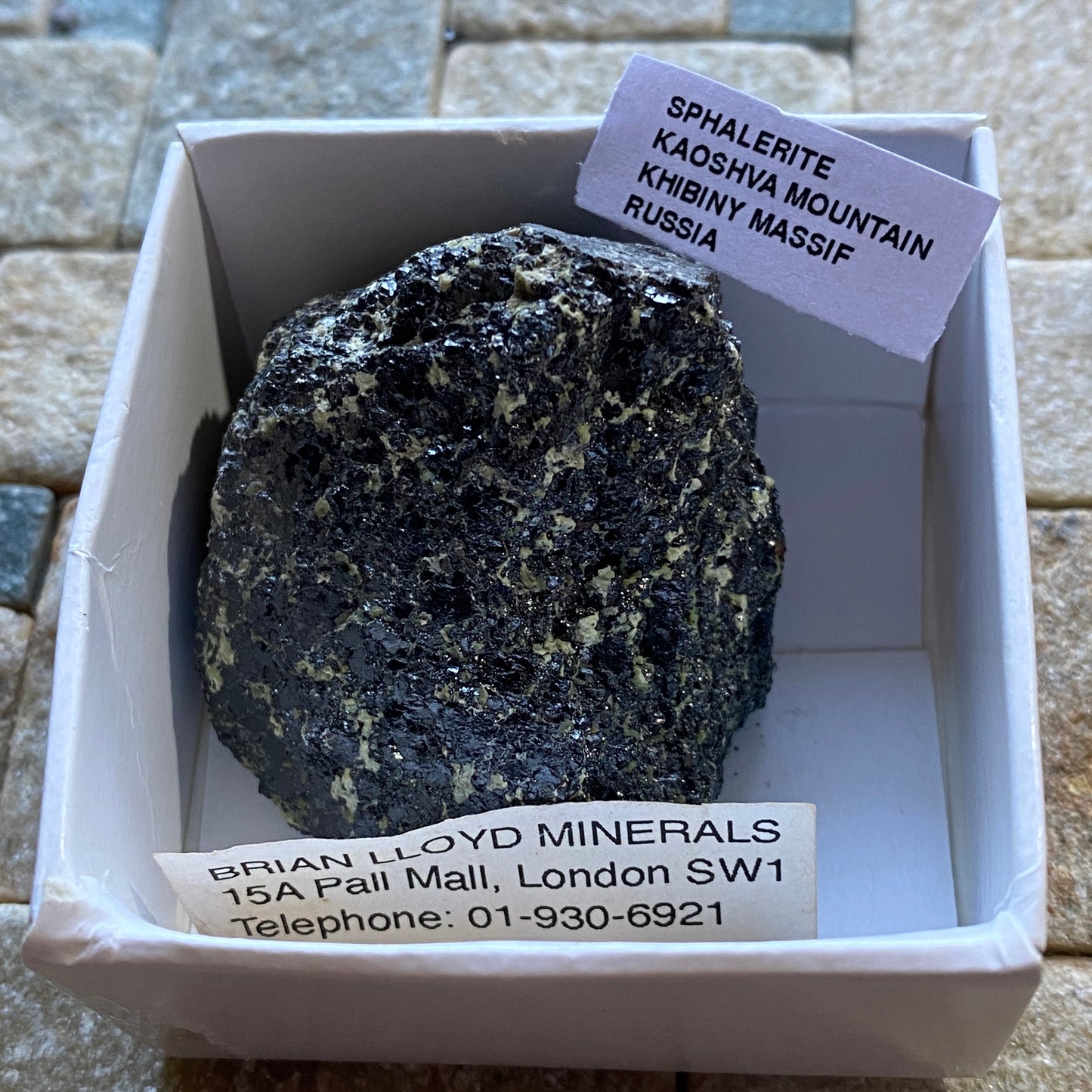 SPHALERITE [ETC] - KAOSHVA MOUNTAIN, KHIBINY MASSIF, RUSSIA  81g MF4471