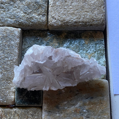 CALCITE x 3 SPECIMENS FROM TAFF'S WELL, GLAMORGAN, WALES MF4472