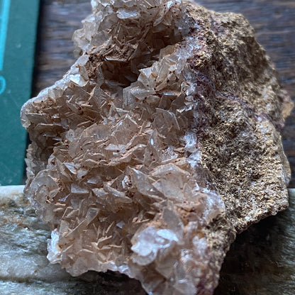 CALCITE x 3 SPECIMENS FROM TAFF'S WELL, GLAMORGAN, WALES MF4472