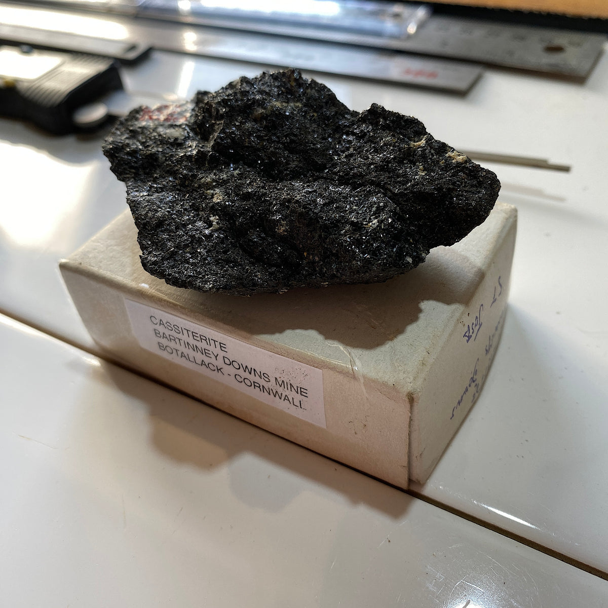 CASSITERITE : BARTINNEY DOWNS MINE, ST JUST, CORNWALL 130g MF5384