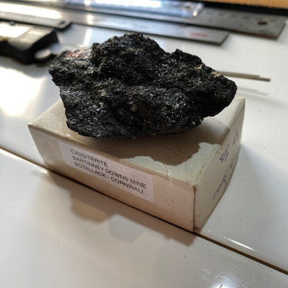 CASSITERITE : BARTINNEY DOWNS MINE, ST JUST, CORNWALL 130g MF5384