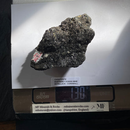 CASSITERITE : BARTINNEY DOWNS MINE, ST JUST, CORNWALL 130g MF5384