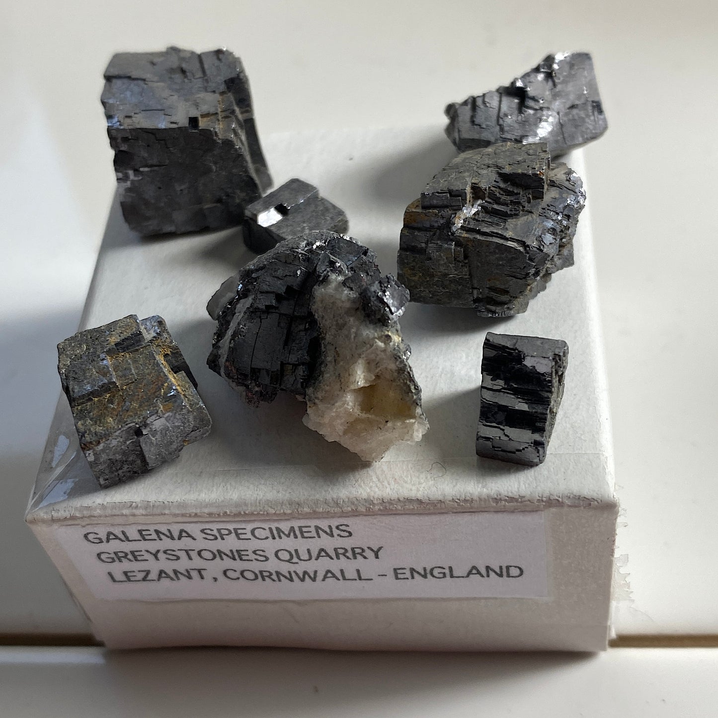 GALENA FROM GREYSTONES QUARRY, LEZANT, CORNWALL 53g MF73