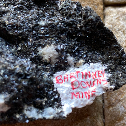 CASSITERITE : BARTINNEY DOWNS MINE, ST JUST, CORNWALL 130g MF5384