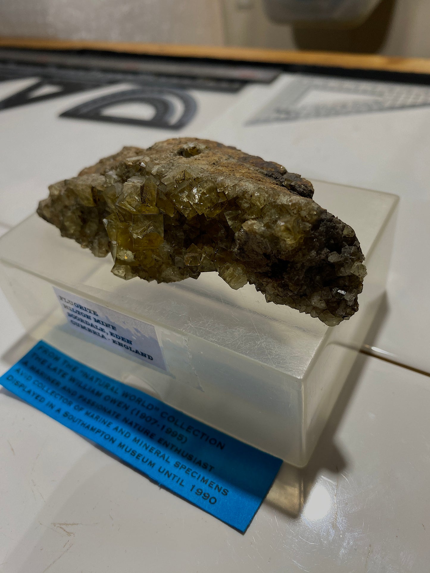 FLUORITE : HILTON MINE, SCORDALE, CUMBRIA, ENGLAND 128g MF4716