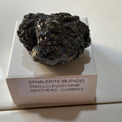 SPHALERITE (BLENDE) SOLID ; SMALLCLEUGH MINE, NENTHEAD, ALSTON MOOR, CUMBRIA 62g MF5386