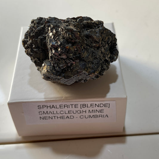SPHALERITE (BLENDE) SOLID ; SMALLCLEUGH MINE, NENTHEAD, ALSTON MOOR, CUMBRIA 62g MF5386