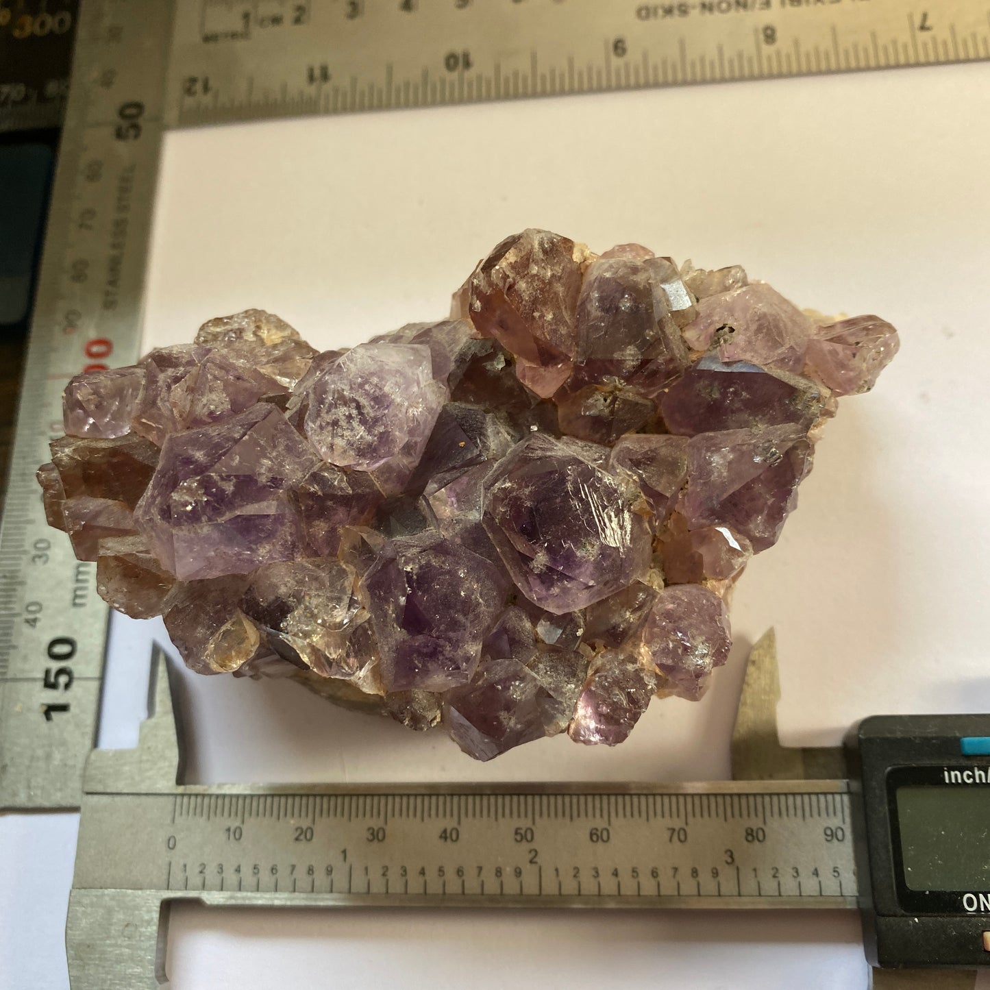 AMETHYST CRYSTAL CLUSTER - KALOMO, ZAMBIA  387g. MF9928