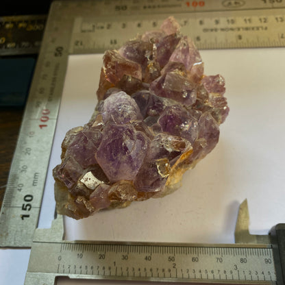 AMETHYST CRYSTAL CLUSTER - KALOMO, ZAMBIA  387g. MF9928