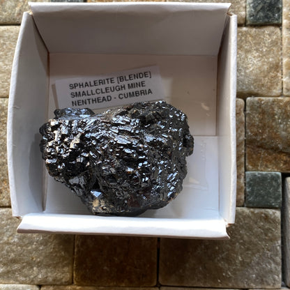 SPHALERITE (BLENDE) SOLID ; SMALLCLEUGH MINE, NENTHEAD, ALSTON MOOR, CUMBRIA 62g MF5386