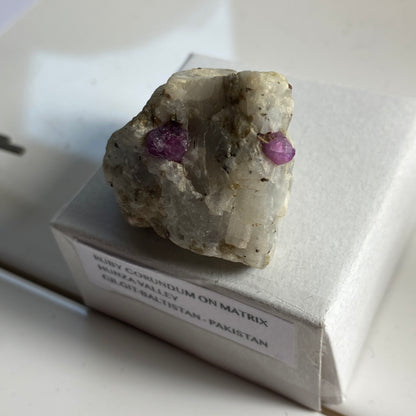 RUBY CORUNDUM ON MATRIX - HUNZA VALLEY, GILGIT-BALTISTAN, PAKISTAN  29g MF9946