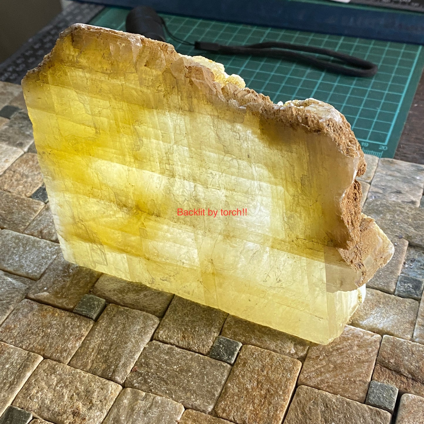 CALCITE - LARGE SPECIMEN FROM BOWERS QUARRY, ISLE OF PORTLAND, DORSET 700g MF9846