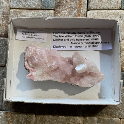 HEULANDITE FROM PASHAN QUARRY, MAHARASHTRA, INDIA 19g MF807