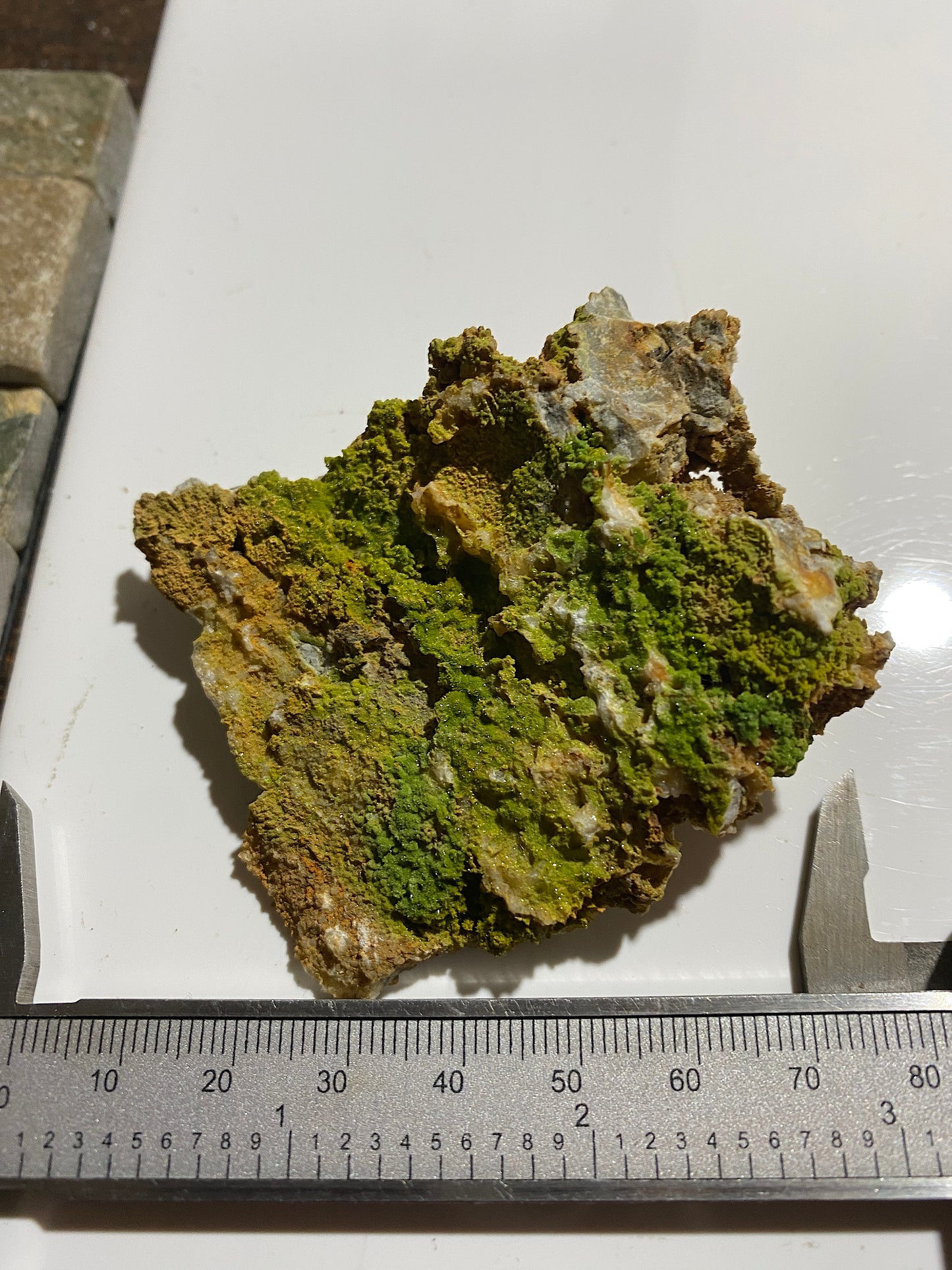 PYROMORPHITE : BWLCH GLAS MINE, DYFED, WALES, U.K.  69g MF4719