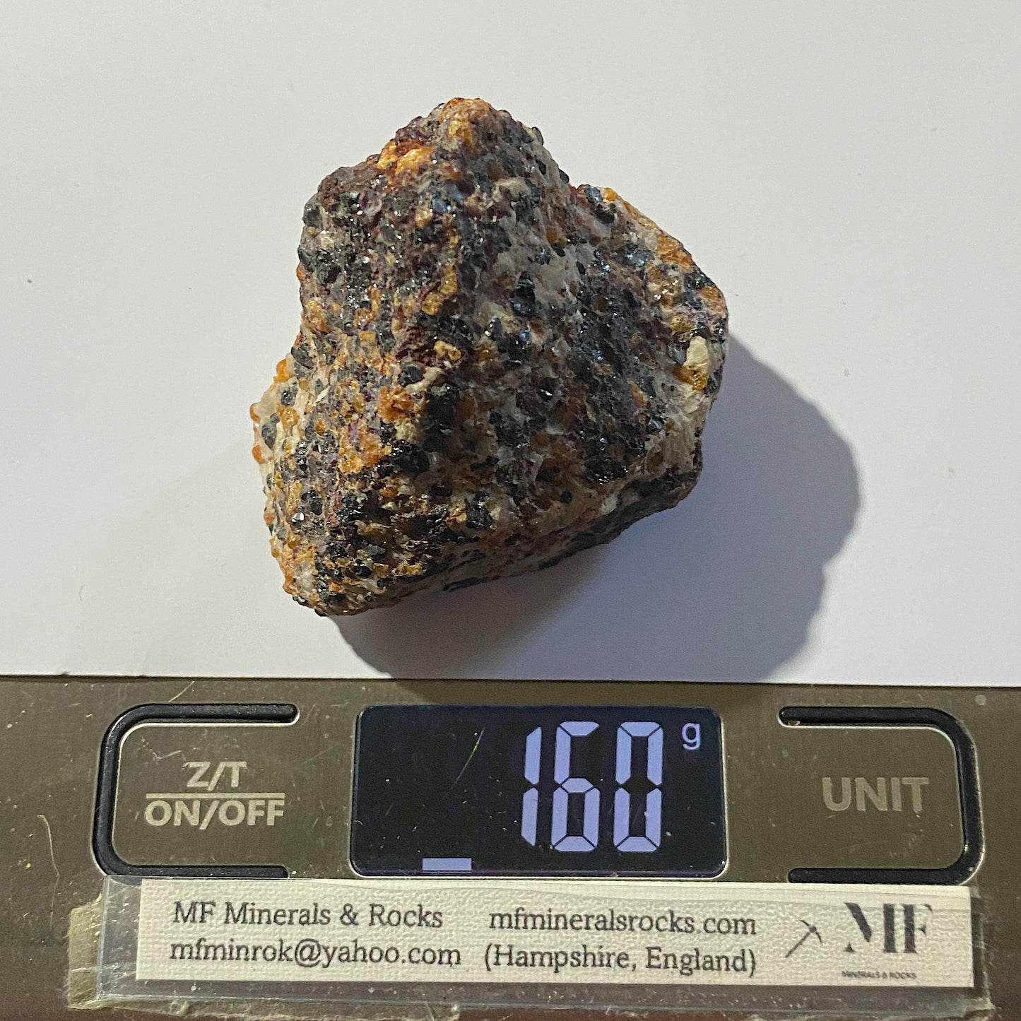 ZINCITE/FRANKLINIE/WILLEMITE ETC FROM FRANKLIN MINE, USA 160g MF808