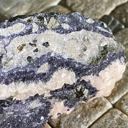 AMETHYST IN MATRIX, GUNHEATH CHINA CLAY PIT, CORNWALL 211g MF1492