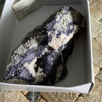 AMETHYST IN MATRIX, GUNHEATH CHINA CLAY PIT, CORNWALL 211g MF1492