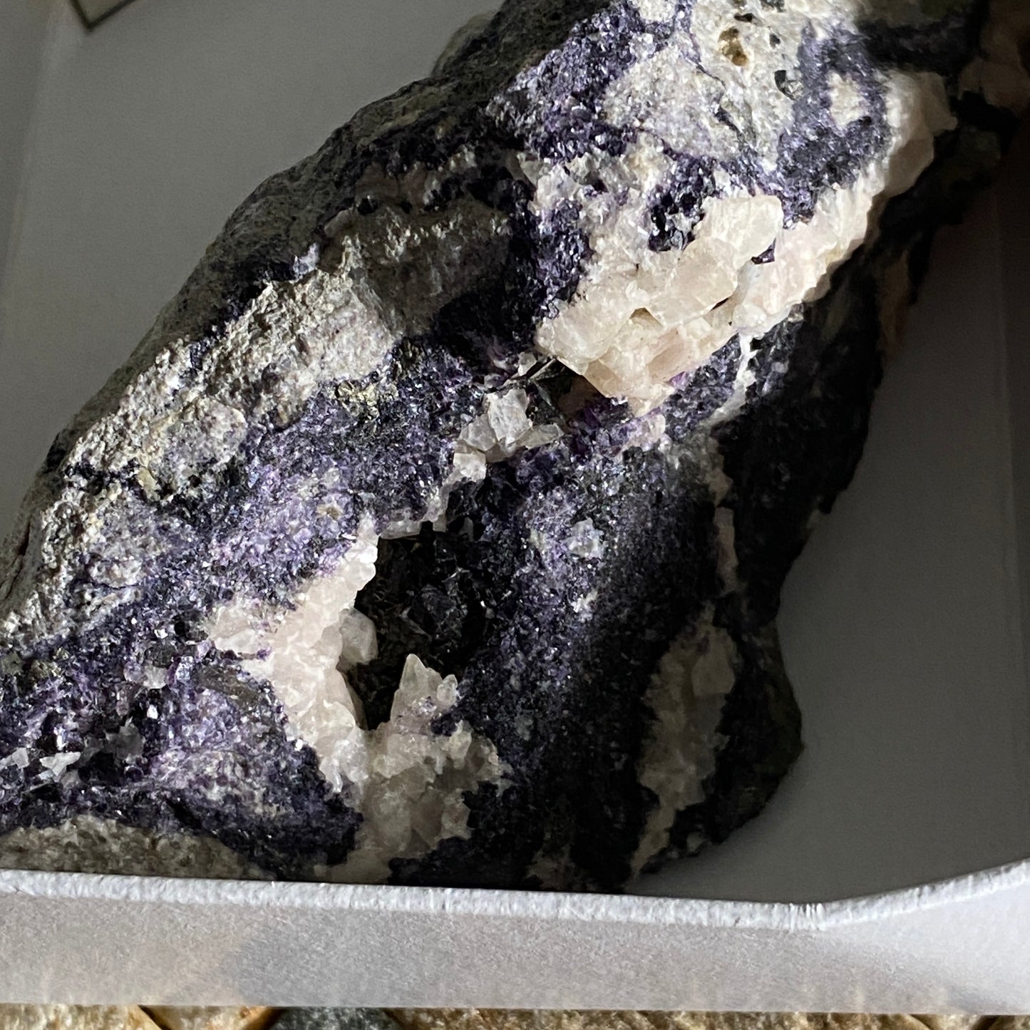 AMETHYST IN MATRIX, GUNHEATH CHINA CLAY PIT, CORNWALL 211g MF1492