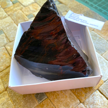 OBSIDIAN - SIERRA MADRE MOUNTAINS, EL CHAYAL, GUATEMALA. 215g MF1999