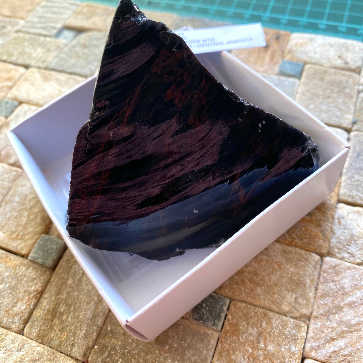 OBSIDIAN - SIERRA MADRE MOUNTAINS, EL CHAYAL, GUATEMALA. 215g MF1999