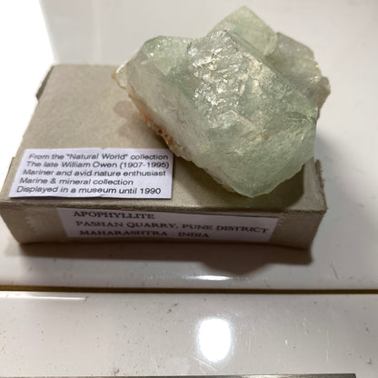 APOPHYLLITE DE LA CARRIÈRE DE PASHAN, MAHARASHTRA, INDE 60g MF806