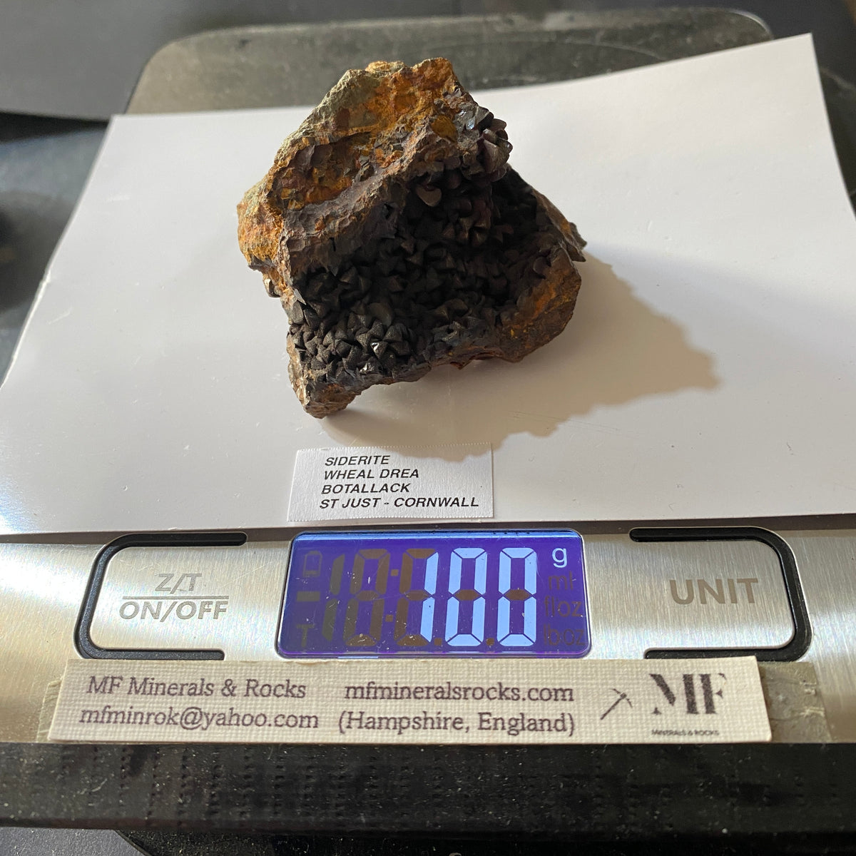 SIDERITE : WHEAL DREA, BOTALLACK, ST JUST, CORNWALL, ENGLAND  100g MF5392