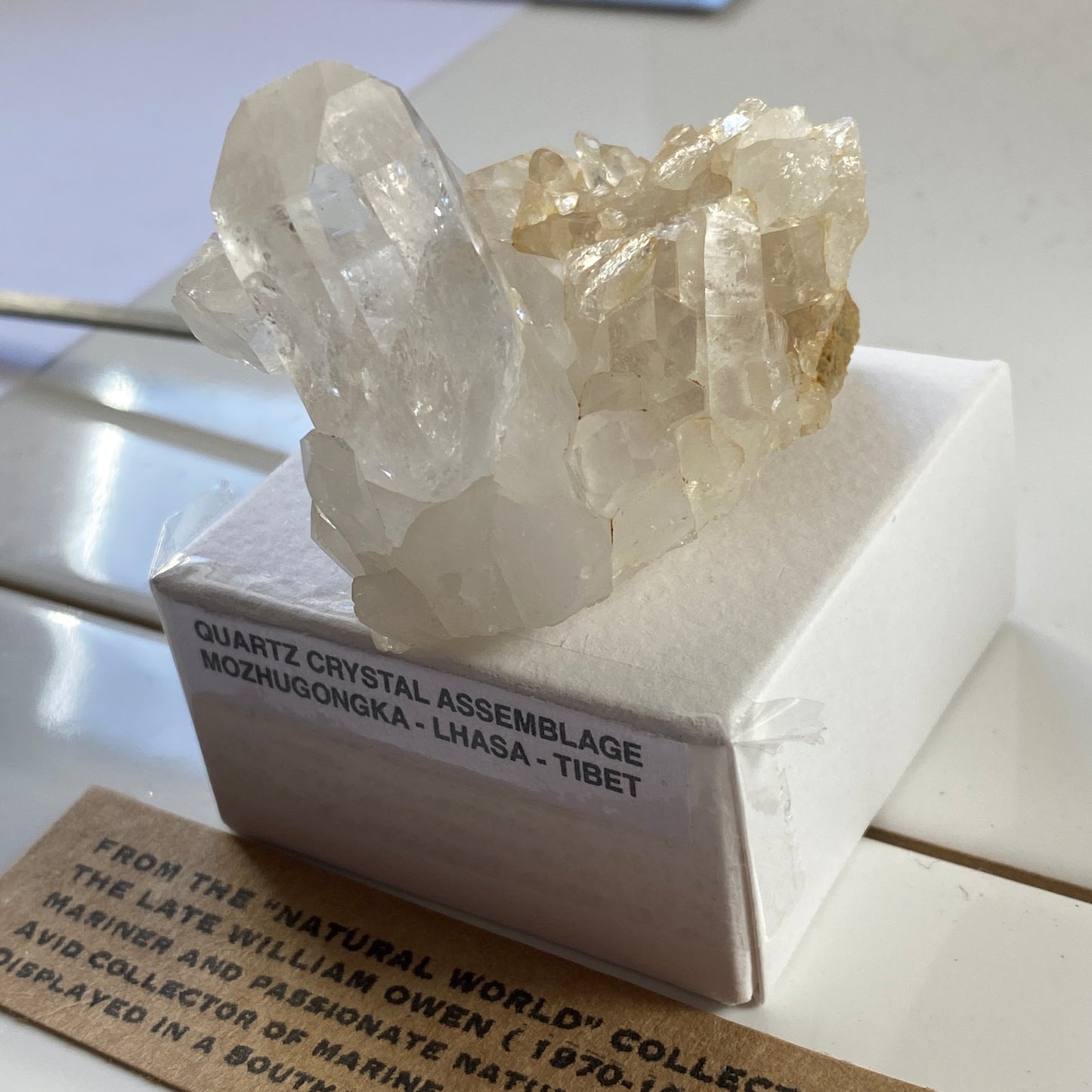 QUARTZ - MOZHOGONGKA, LHASA, TIBET. 64g MF1996