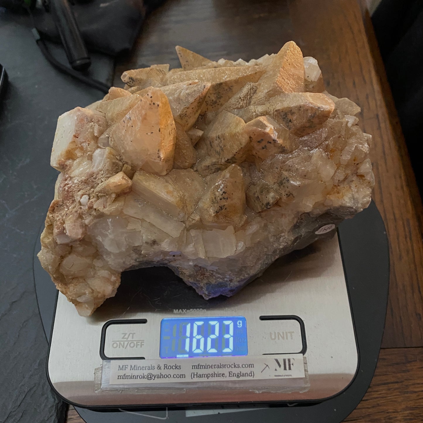 CALCITE - LEIPING MINE, CHENZOU, HUNAN, CHINA LARGE IMPRESSIVE ; 1623g MF4277