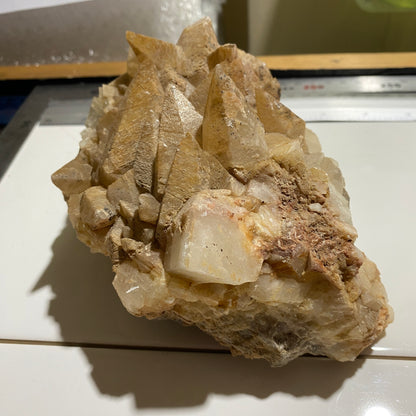 CALCITE - LEIPING MINE, CHENZOU, HUNAN, CHINA LARGE IMPRESSIVE ; 1623g MF4277