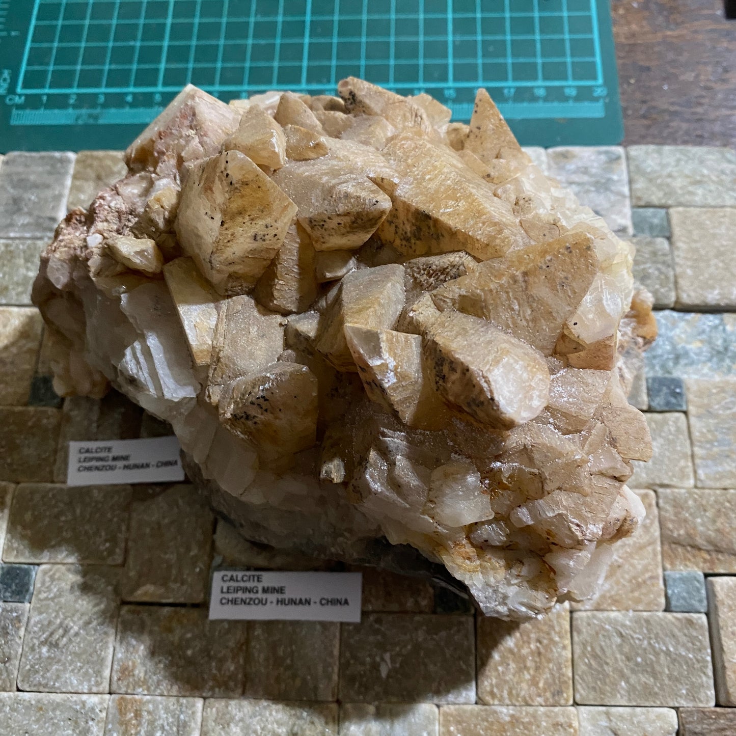 CALCITE - LEIPING MINE, CHENZOU, HUNAN, CHINA LARGE IMPRESSIVE ; 1623g MF4277