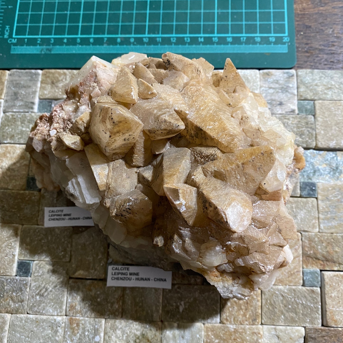 CALCITE - LEIPING MINE, CHENZOU, HUNAN, CHINA LARGE IMPRESSIVE ; 1623g MF4277