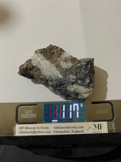 CHALCOPYRITE/HESSITE/QUARTZ ETC : ASHLEY MINE, ONTARIO, CANADA