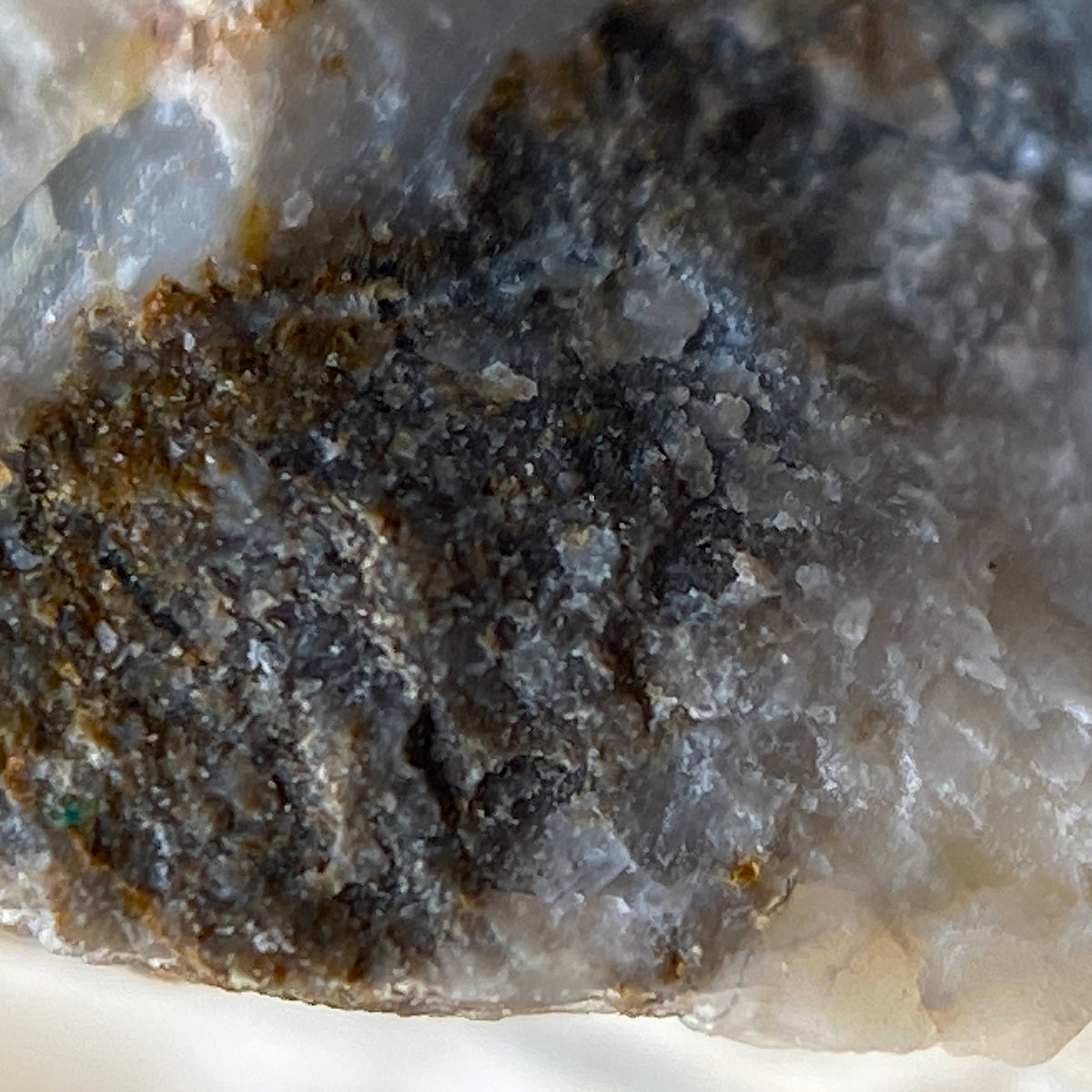 TENNANTITE/CALCITE/CHALCOPYRITE ETC : GORTDRUM MINE, TIPPERARY, IRELAND 27g. MF5395