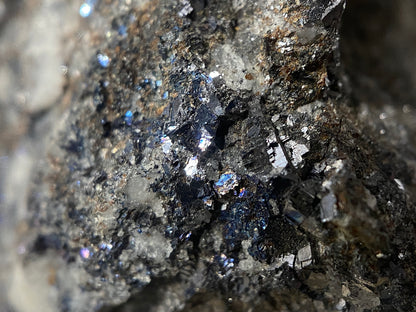 CHALCOPYRITE/HESSITE/QUARTZ ETC : ASHLEY MINE, ONTARIO, CANADA