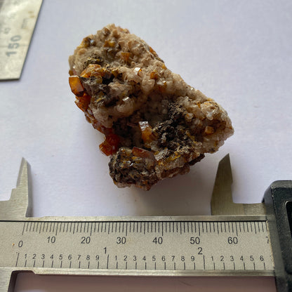 WULFENITE [ETC] - ERUPCION MINE, LPOS LAMENTOS, CHUHUAHUA, MEXICO 67g. MF823