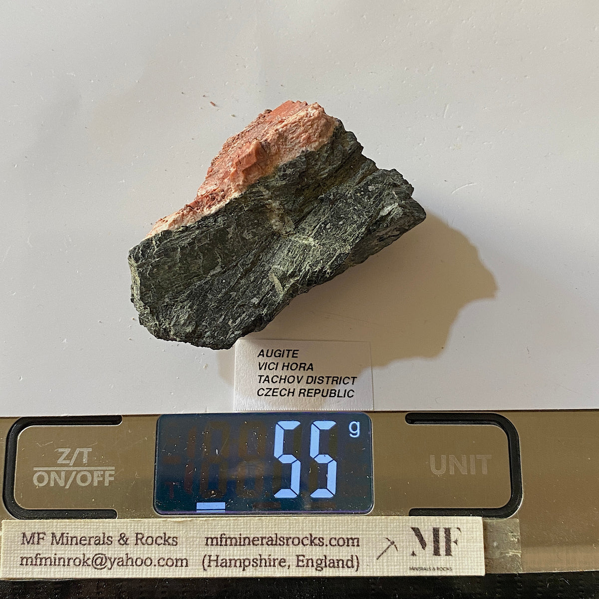 AUGITE : VICI HORA, TACHOV DISTRICT, CZECH REPUBLIC. 55g MF5396
