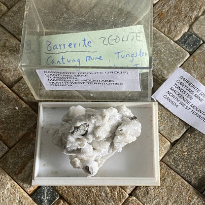 BARRERITE [RARE ZEOLITE], CANTUNG MINE, N.W. TERRITORIES, CANADA 18g MF1497