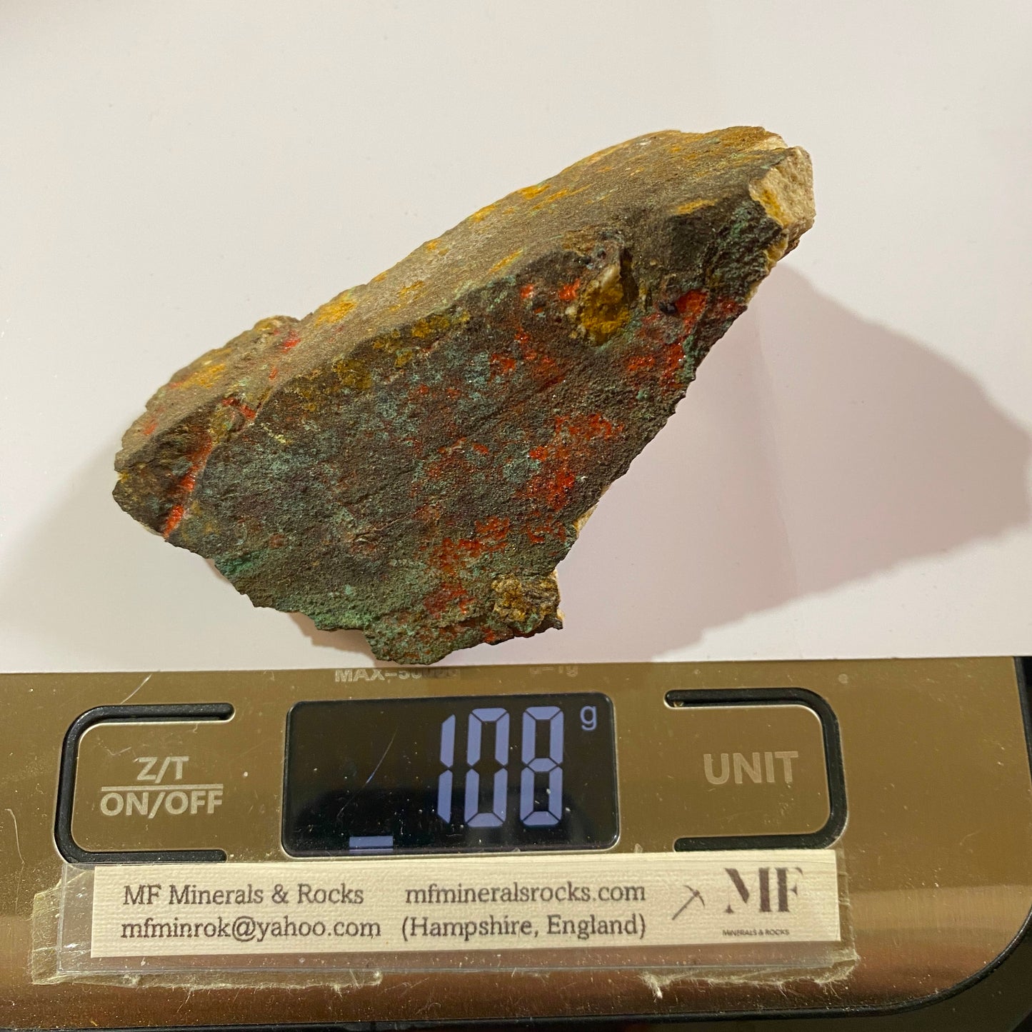 CHALCOTRICHITE ON MATRIX - RAY MINE, SCOTT MOUNTAIN, PINAL COUNTY, ARIZONA, U.S.A. 108g MF832