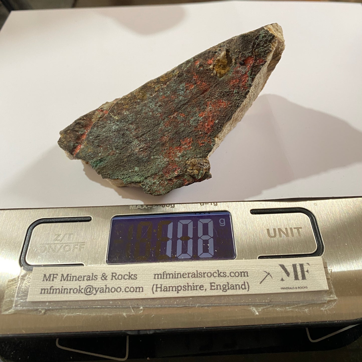 CHALCOTRICHITE ON MATRIX - RAY MINE, SCOTT MOUNTAIN, PINAL COUNTY, ARIZONA, U.S.A. 108g MF832