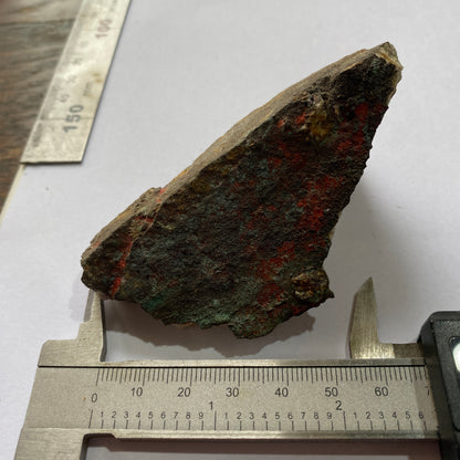 CHALCOTRICHITE ON MATRIX - RAY MINE, SCOTT MOUNTAIN, PINAL COUNTY, ARIZONA, U.S.A. 108g MF832