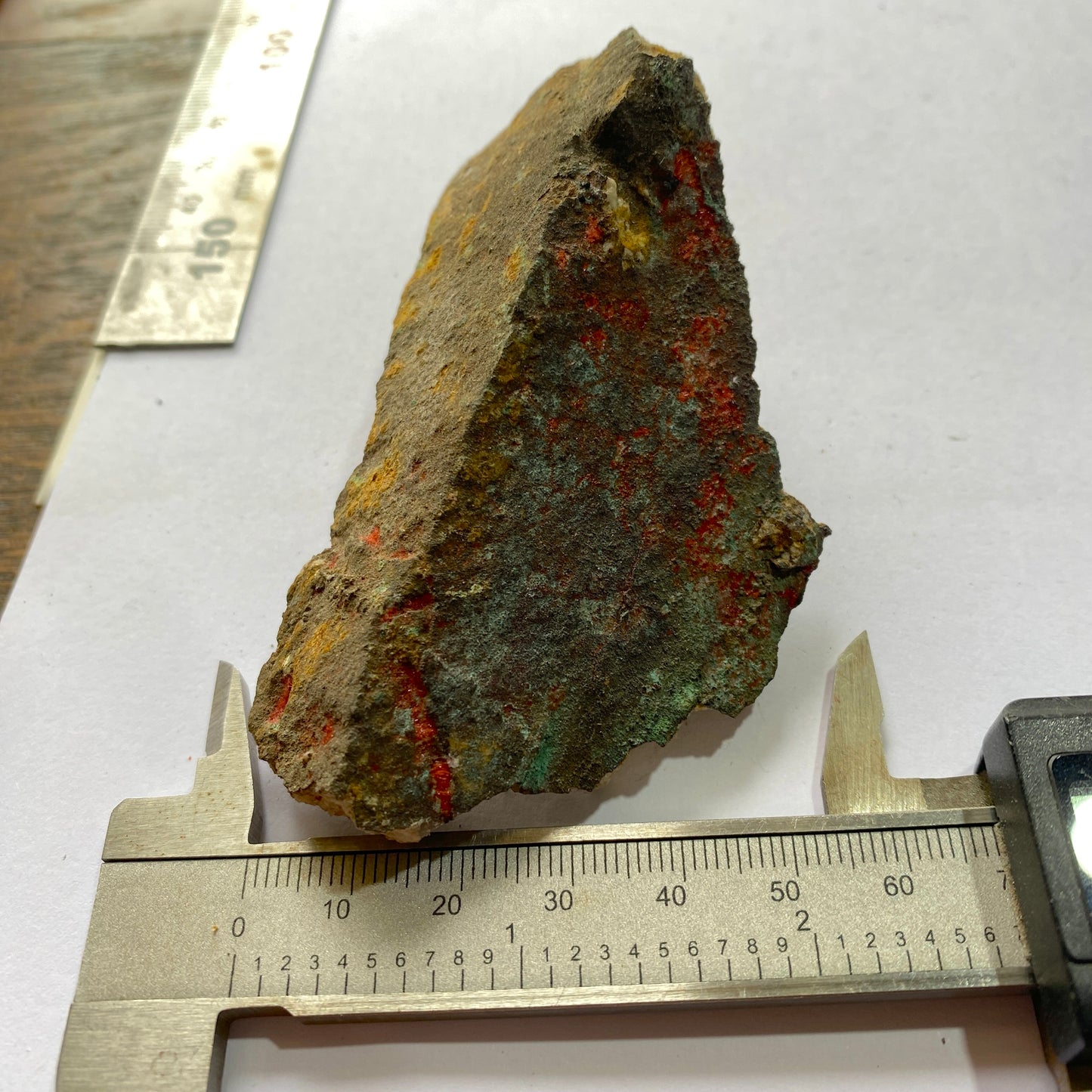 CHALCOTRICHITE ON MATRIX - RAY MINE, SCOTT MOUNTAIN, PINAL COUNTY, ARIZONA, U.S.A. 108g MF832