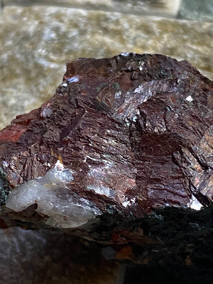 SIDERITE/QUARTZ : ST IVES CONSOLS, HIGHER STENNACK, CORNWALL. 24g MF4727