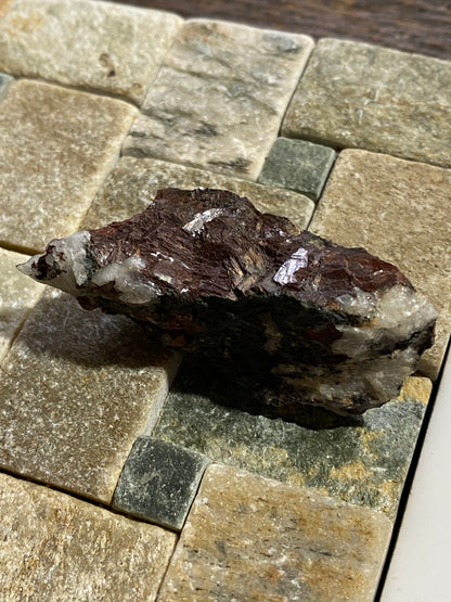 SIDERITE/QUARTZ : ST IVES CONSOLS, HIGHER STENNACK, CORNWALL. 24g MF4727