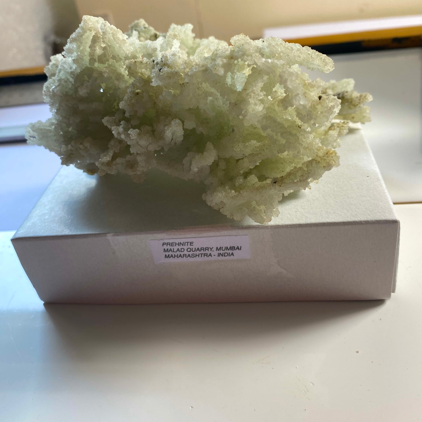 PREHNITE - IMPRESSIVE SPECIMEN - MALAD QUARRY, MUMBAI, INDIA 167g MF1968